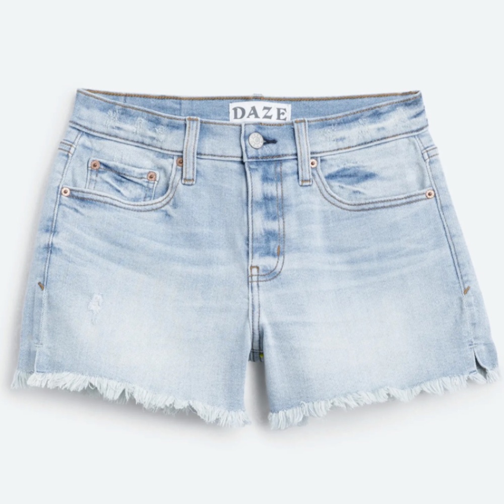 DAZE DENIM Bottom Line Eco High Rise Vintage Short size 16